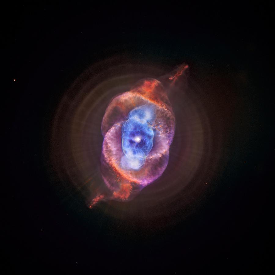 The Cats Eye Nebula Photograph by Eric Glaser