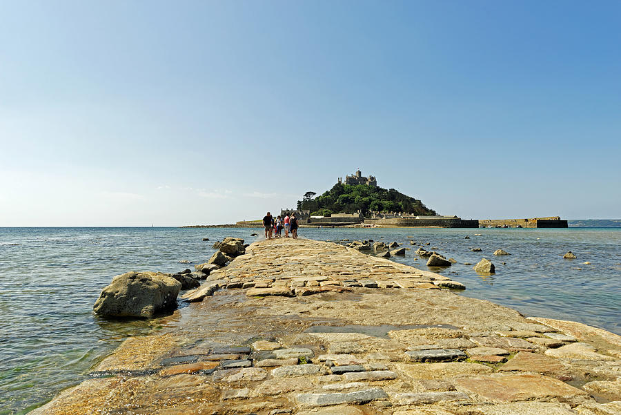 The Causeway To St Michaels Mount Photograph by Rod Johnson