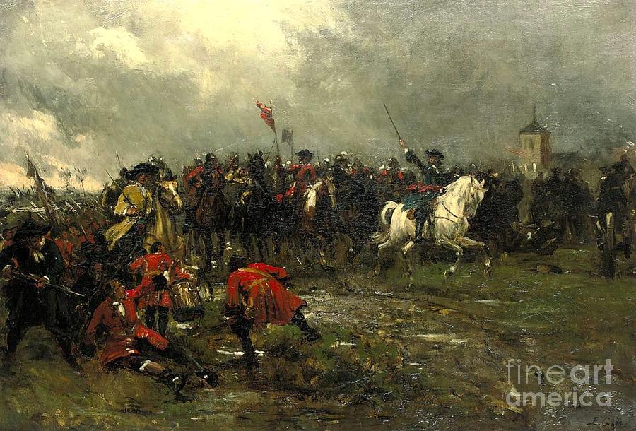 The Cavalry Charge Painting by Celestial Images