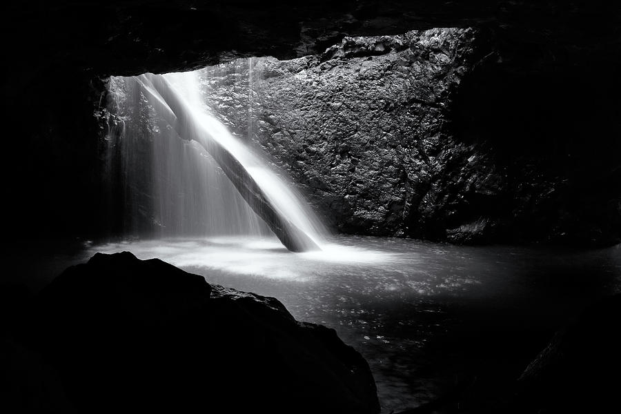 The Cavern Black and White Photograph by Nicholas Blackwell