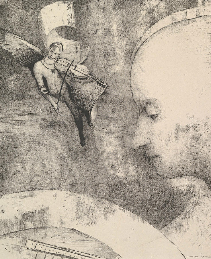 The Celestial Art Relief by Odilon Redon