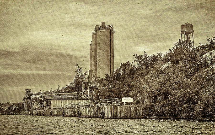 Bay Of Quinte Digital Art - The Cement Plant by Andrew Wilson