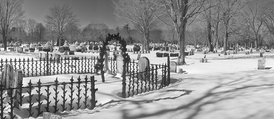 The Cemetery Photograph by David Bishop