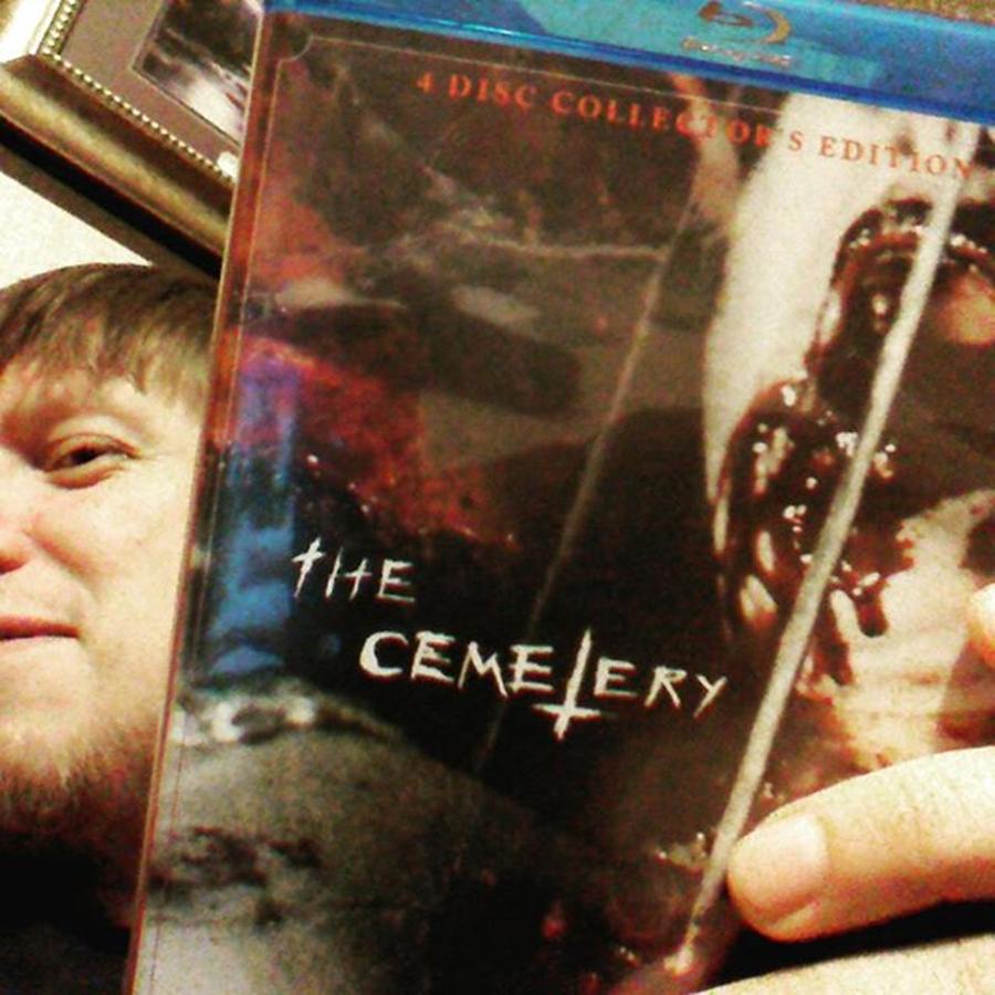 Movie Photograph - the Cemetery, Limited Edition Blu by XPUNKWOLFMANX Jeff Padget