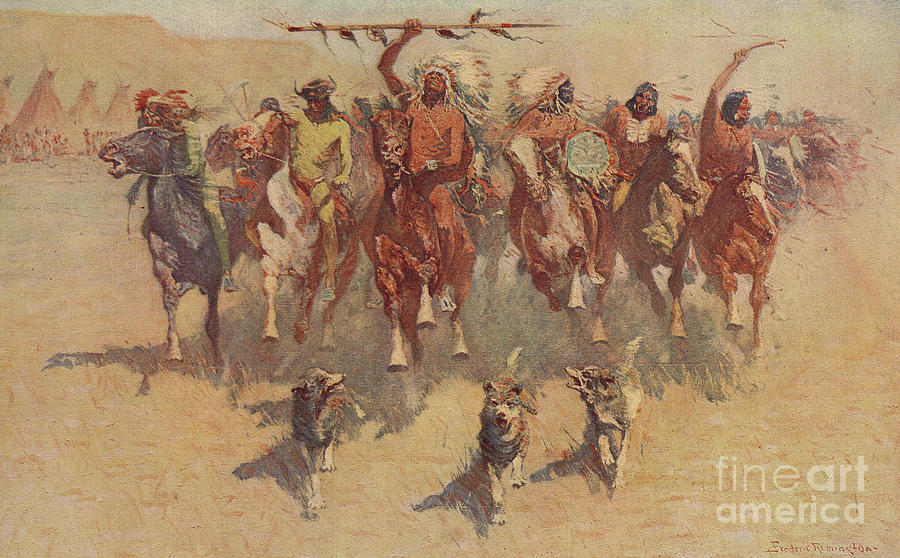The Ceremony of the Scalps Painting by Frederic Remington