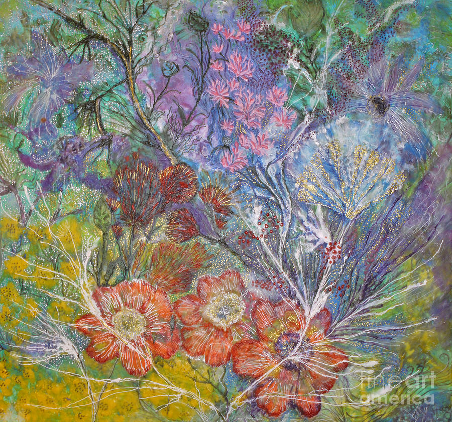 The Chakrah Garden Painting by Heather Hennick