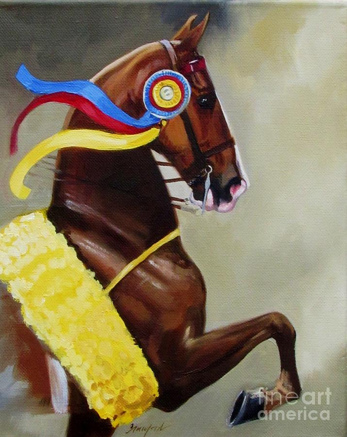 The Champion Painting by Janet  Crawford