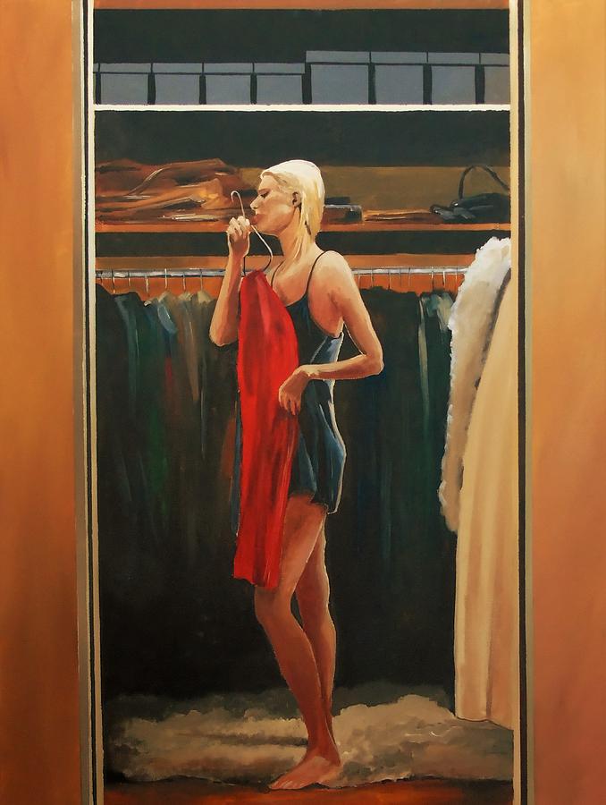 The Changing Room Painting by Terence R Rogers