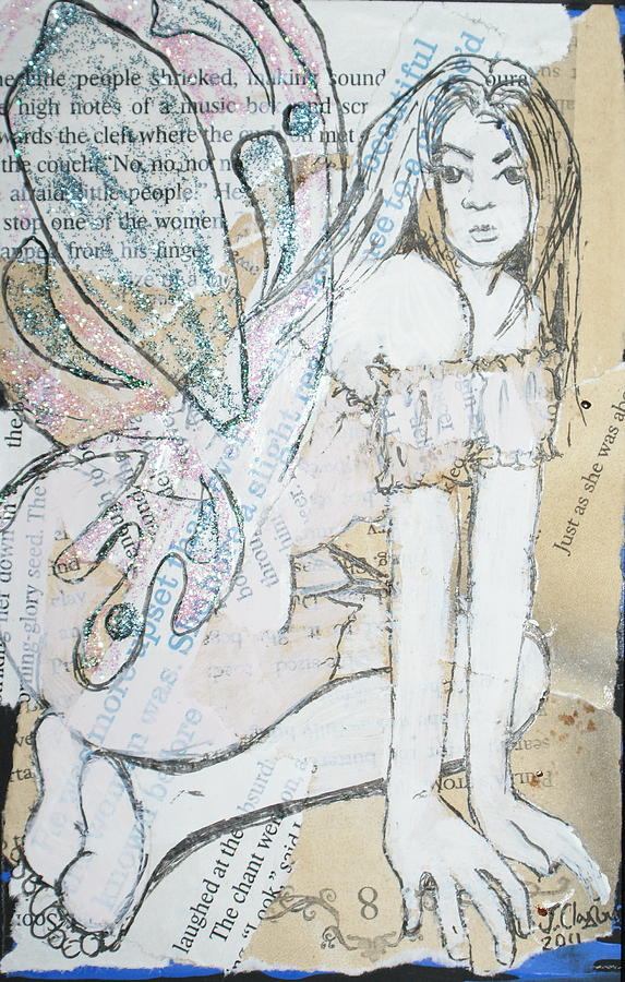 Fairy Mixed Media - The Chant by Joanne Claxton