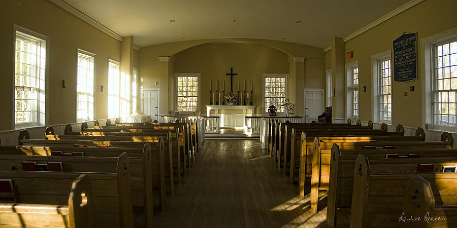 The Chapel at Allaire Photograph by Louise Reeves