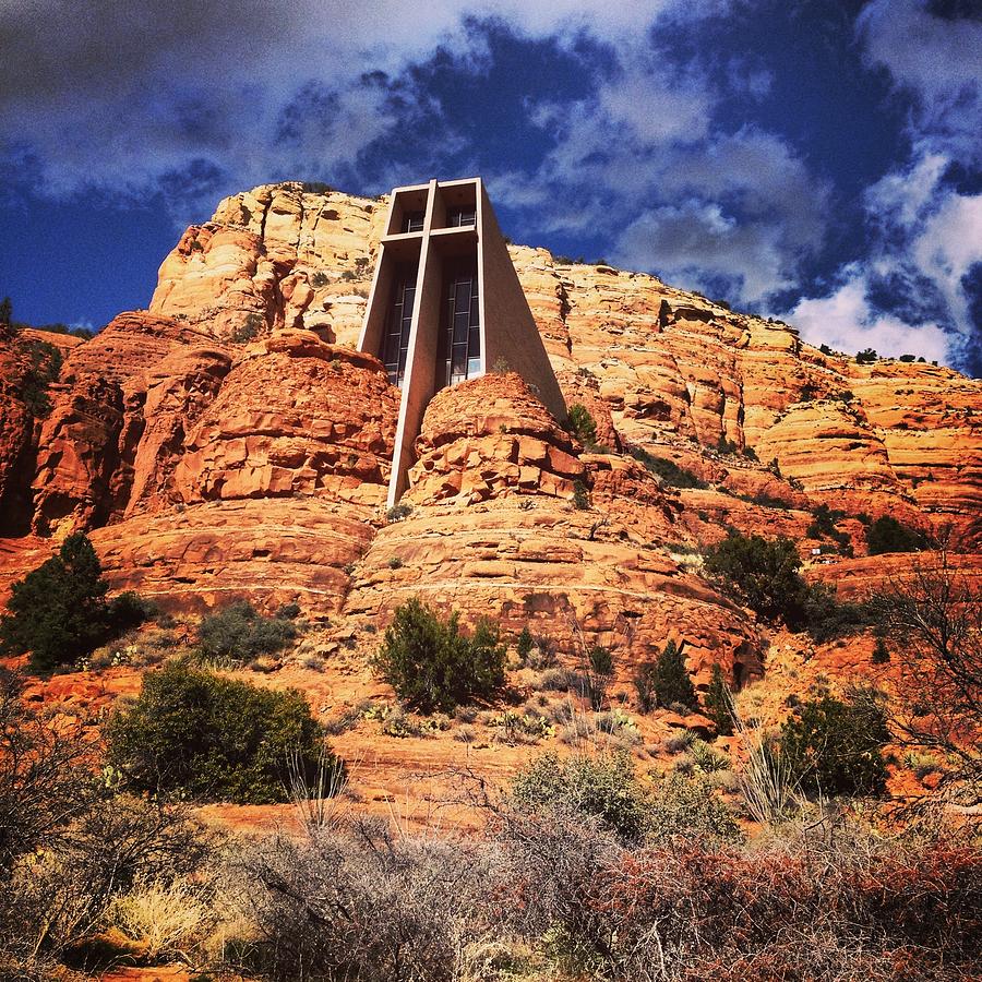 The Chapel of the Holy Cross, Sedona, Arizona Photograph by Michael Dean Shelton