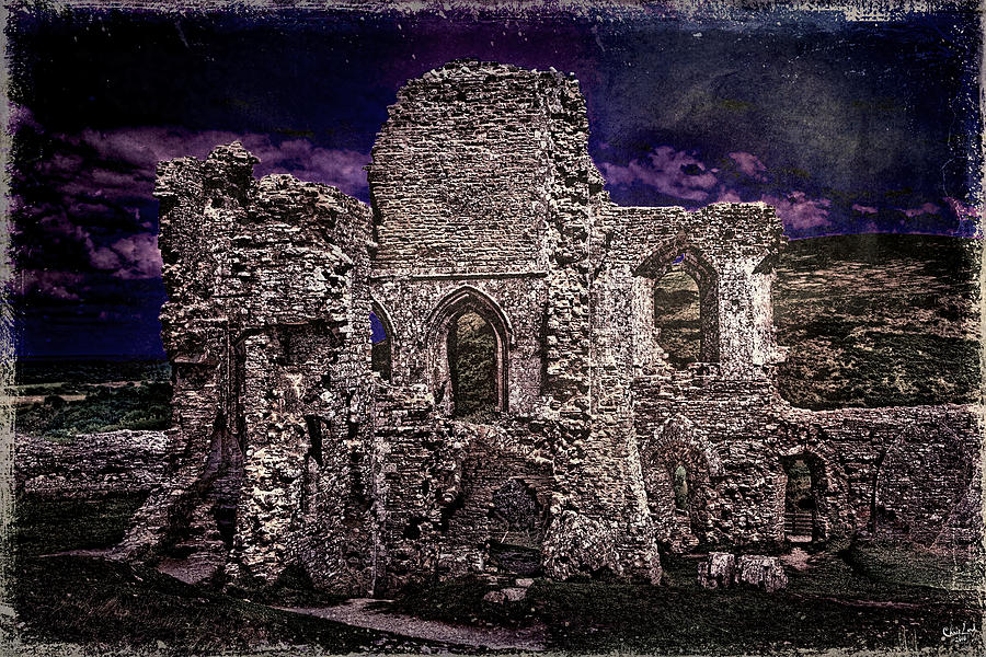 The Chapel Ruins in Moonlight Photograph by Chris Lord