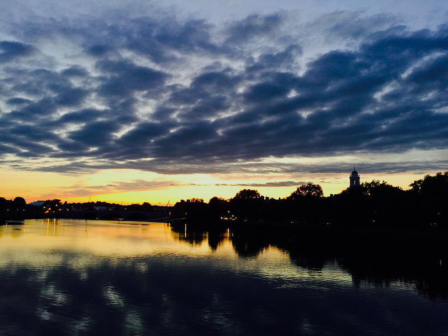 The Charles River at Sunset by Rick Macomber The Charles River at Sunset by Rick Macomber