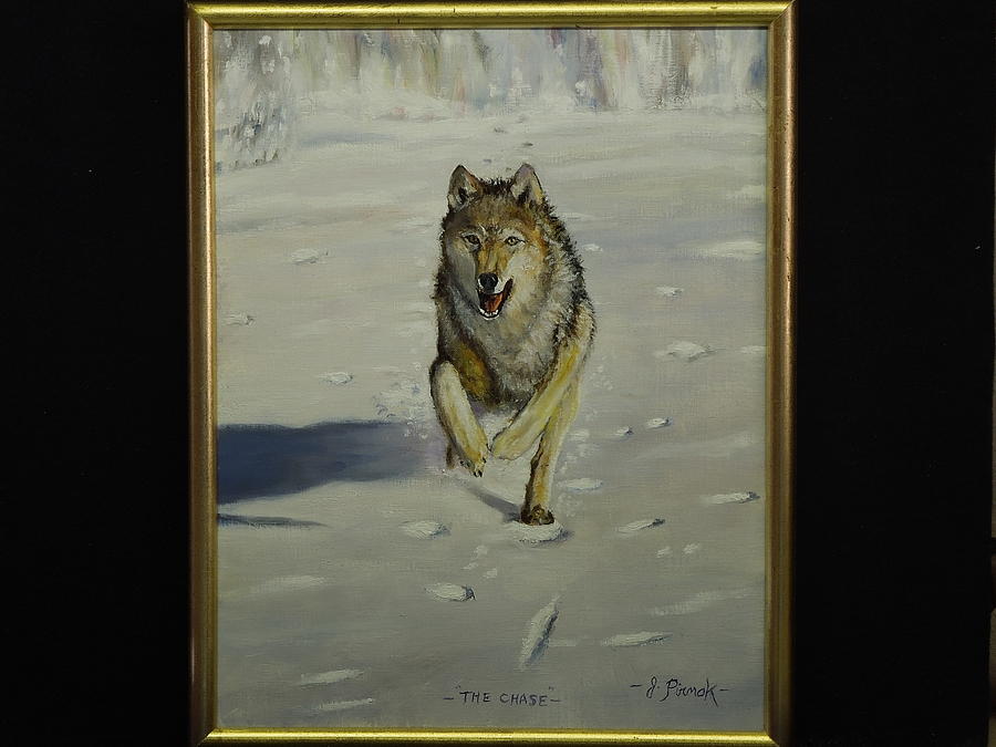 The Chase Painting by John Pirnak