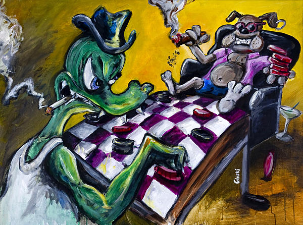 The Checker Game Painting