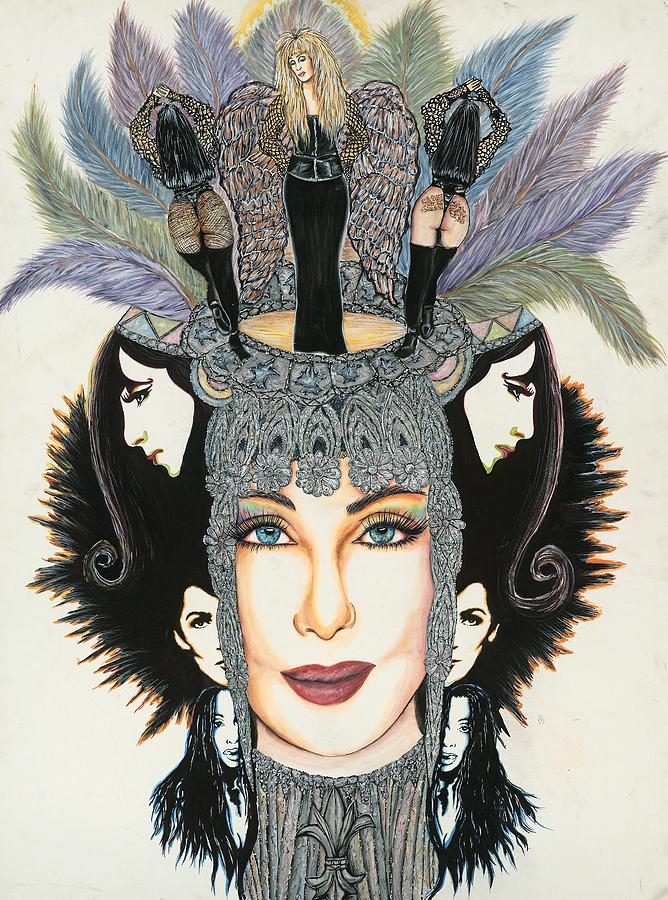 Cher Mixed Media - The Cher-est Painting by Joseph Lawrence Vasile Cher Mixed Media - The Cher-est Painting by Joseph Lawrence Vasile