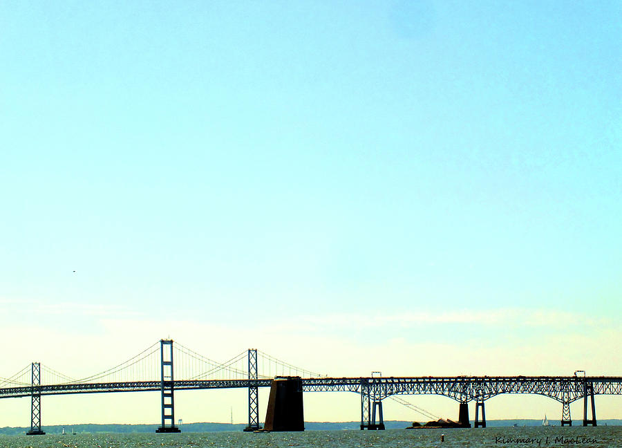 The Chesapeake Bay Bridge Photograph by Kimmary MacLean