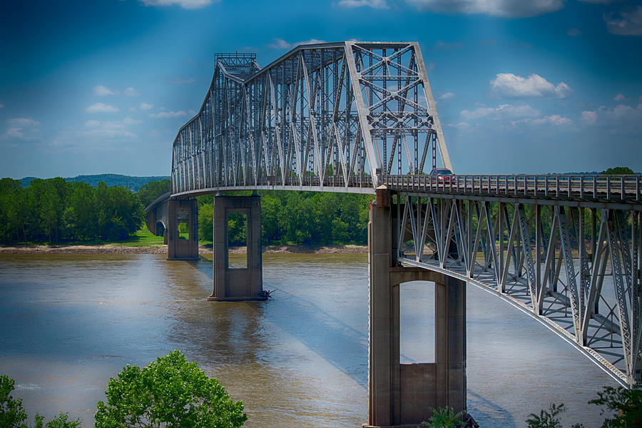 The Chester IL Bridge Photograph by John Diebolt - Pixels