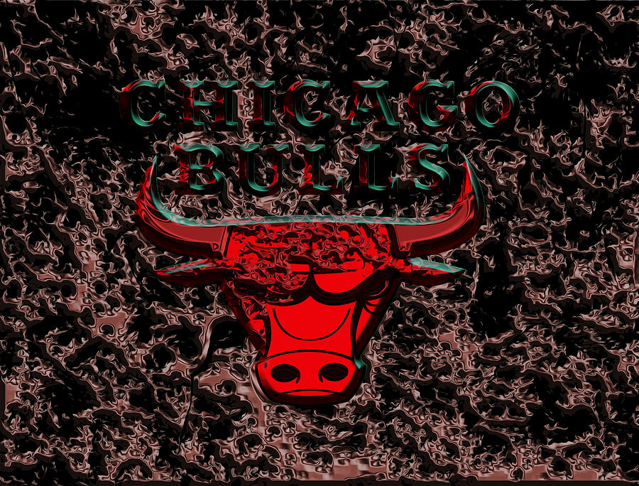 The Chicago Bulls 3b Mixed Media by Brian Reaves