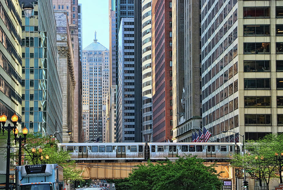 The Chicago L  Photograph by Allen Beatty