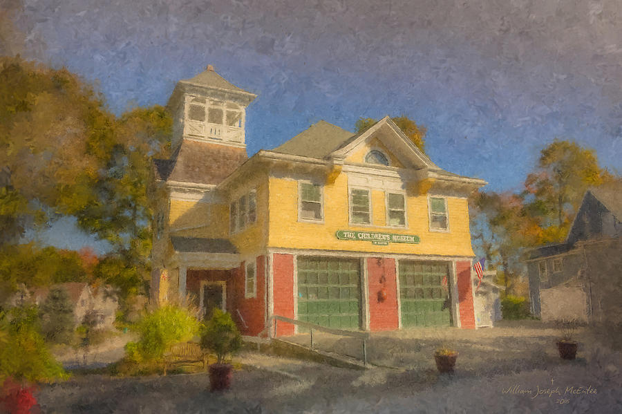 The Childrens Museum of Easton Painting by Bill McEntee