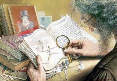 Livre Painting - The Choreographer by Andre Martins de Barros Livre Painting - The Choreographer by Andre Martins de Barros