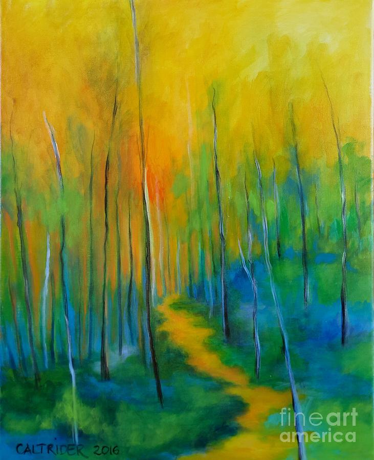 The Chosen Path  Painting by Alison Caltrider