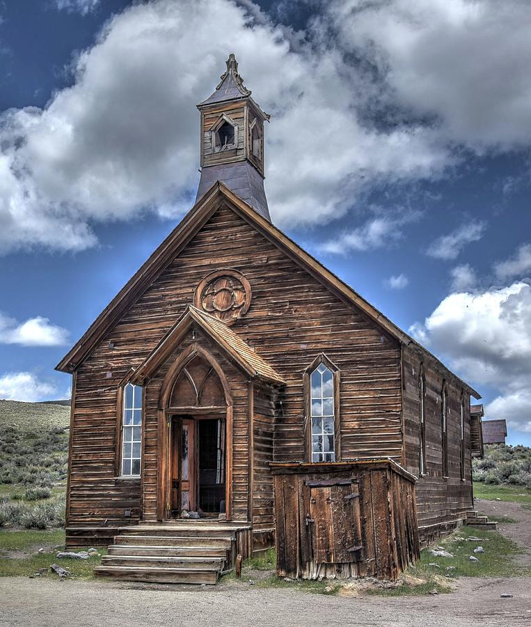 The Church of Bodie. Photograph by Thomas Todd - Fine Art America