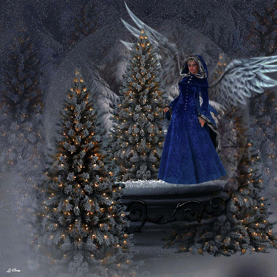 The Christmas Angel Snow Globe by Gayle Berry