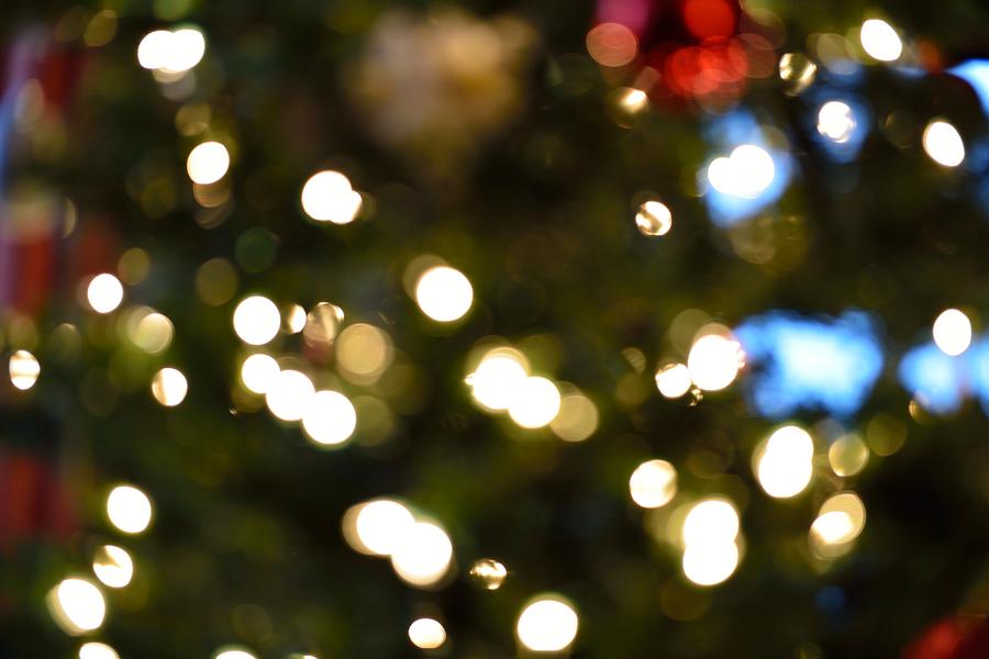 The Christmas Blur Photograph by Michael Scott