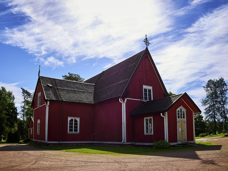 The Church of Kustavi Photograph by Jouko Lehto