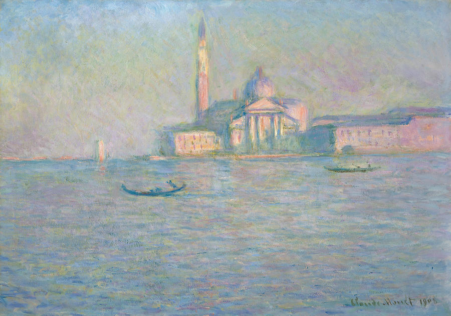 The Church of San Giorgio Maggiore Venice, 1908 Painting by Claude Monet