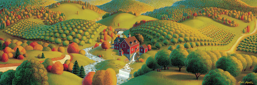 The Cider Mill Painting by Robin Moline