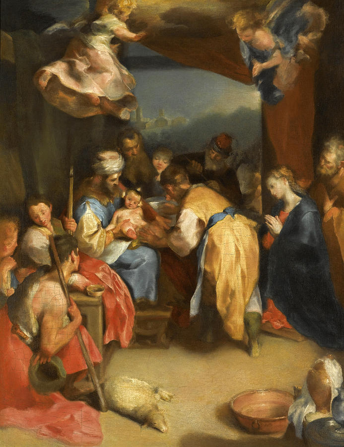 The Circumcision of Christ Painting by Federico Barocci