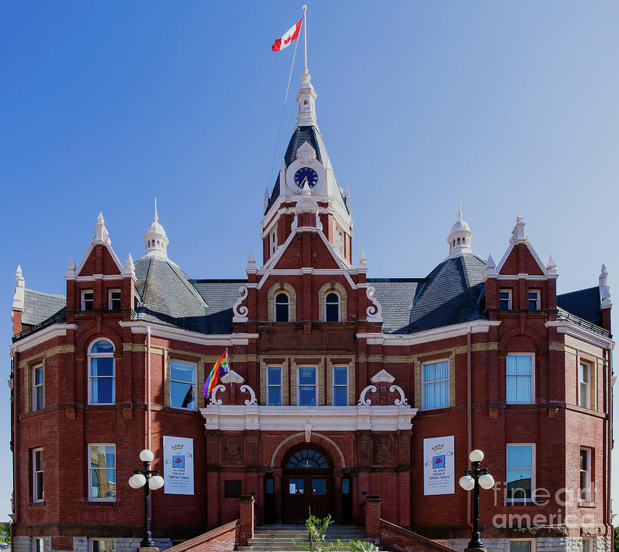 Architecture Photograph - The City Hall of Stratford Ontario Canada by Kenneth Lempert