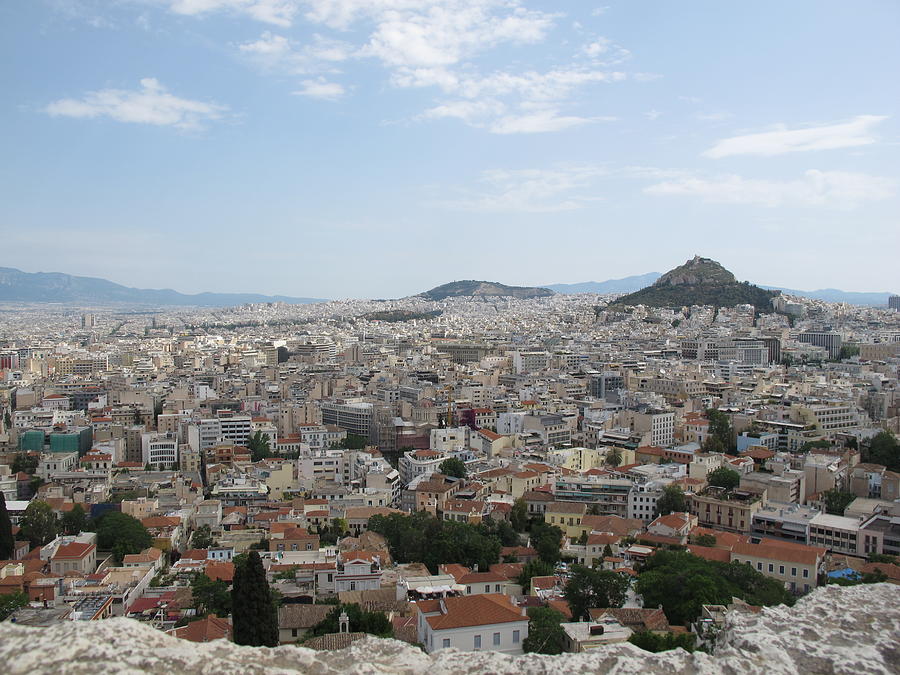 The City of Athens Photograph by Helaine Cummins