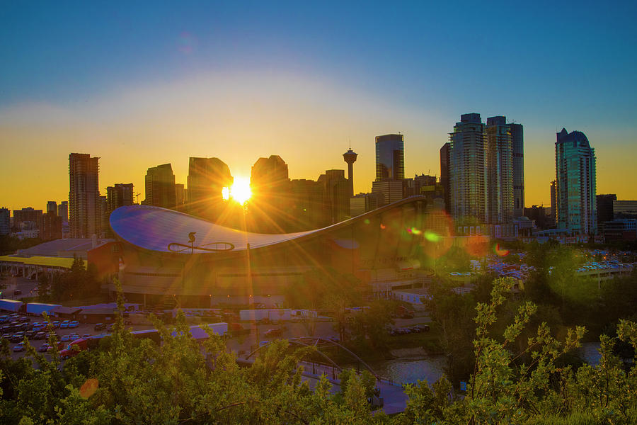 The City of Calgary Photograph by Bill Cubitt