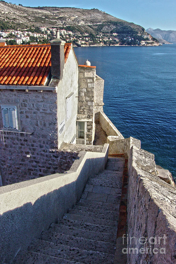 The City Walls Dubrovnik Croatia Photograph by Jasna Dragun