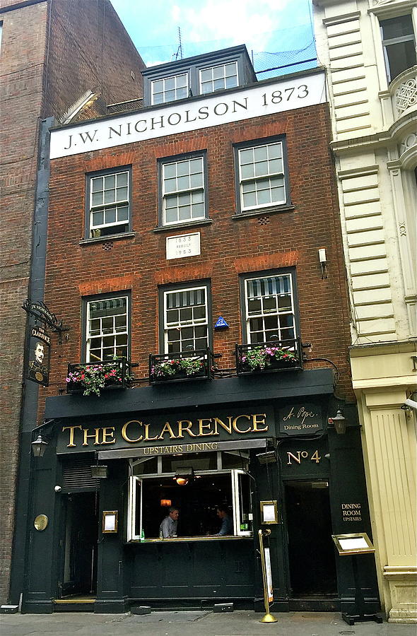 The Clarence Pub Mayfair Photograph by Caroline Reyes-Loughrey - Fine ...