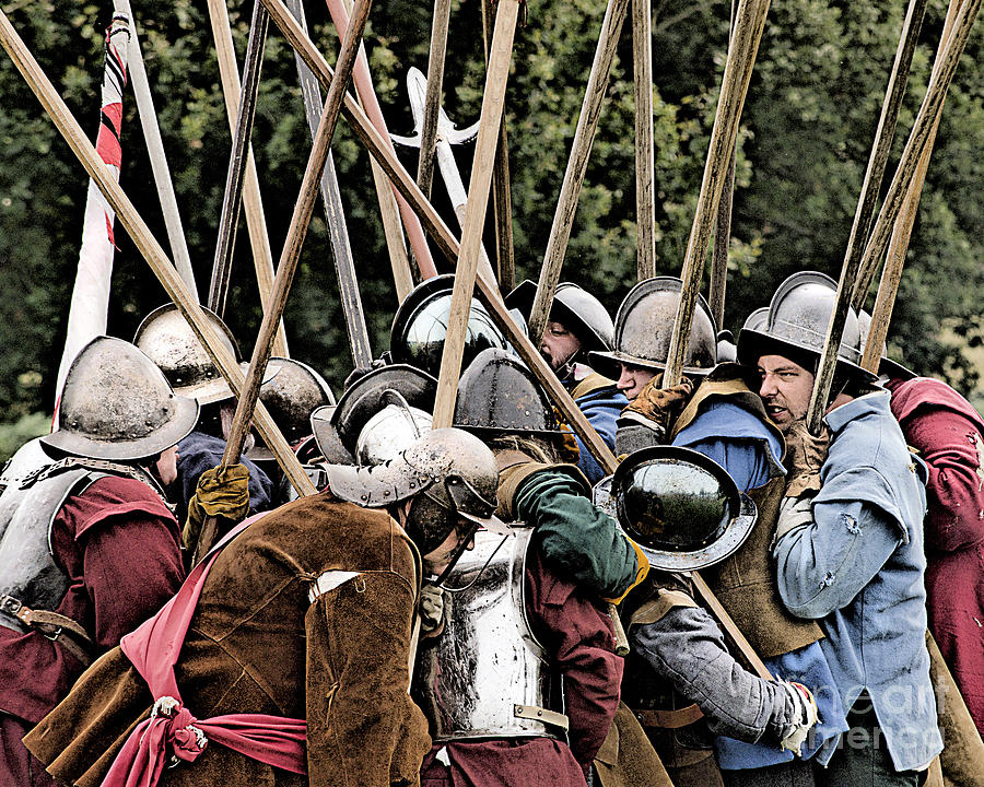 The Clash Of The Pikemen Photograph by Linsey Williams