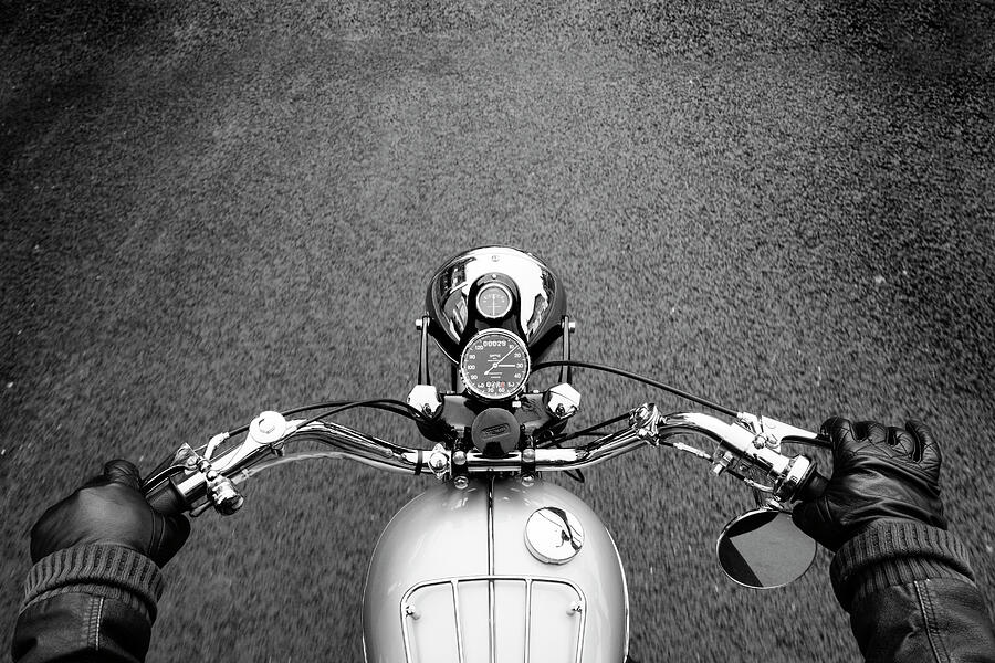 The Classic Motorcycle Rider Photograph by Mark Rogan - Fine Art America