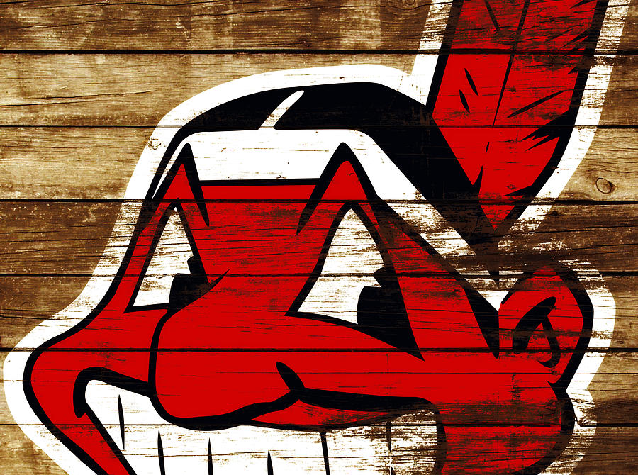 The Cleveland Indians 3f    Mixed Media by Brian Reaves