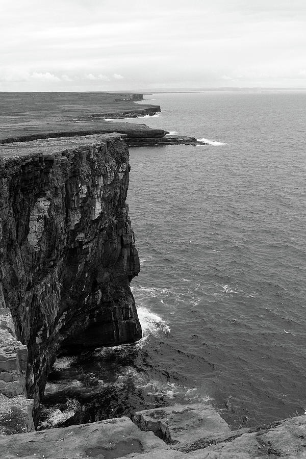Nature Photograph - The Cliffs At Dun Aengus by Aidan Moran