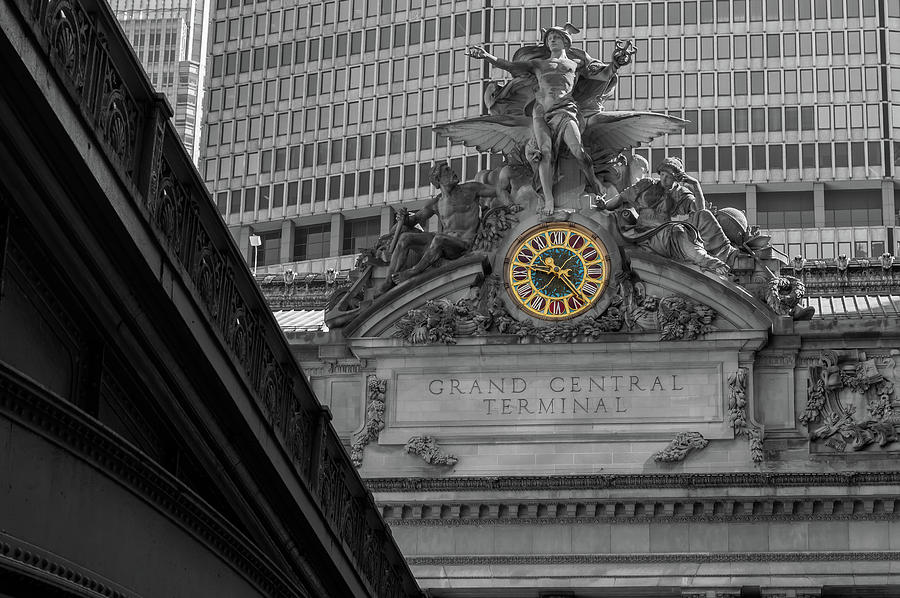 The Clock Of Grand Central Photograph by Jonathan Nguyen