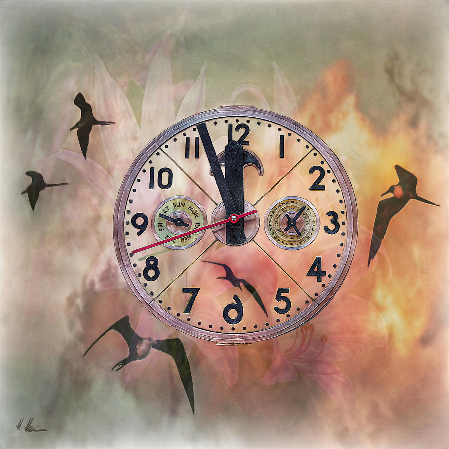The clock ticks Photograph by Hanny Heim