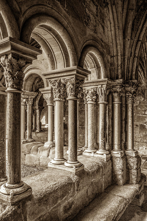 The Cloister of Fontfroide Abbey Photograph by W Chris Fooshee
