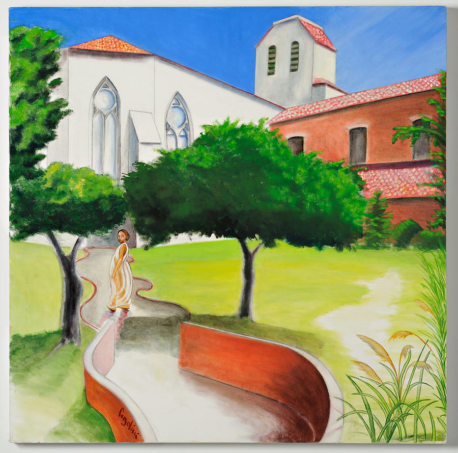 The Cloisters Painting By Gloria Cigolini Depietro Fine Art America