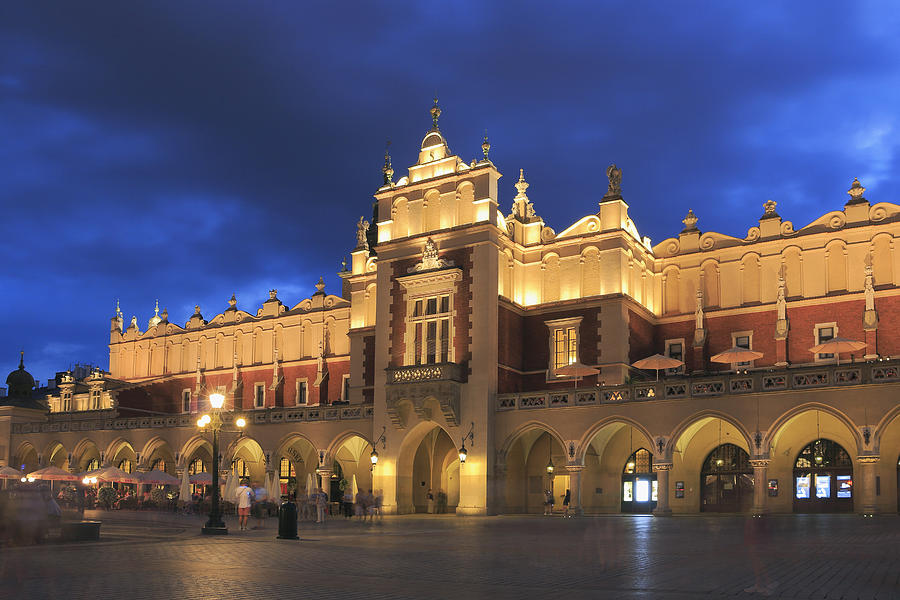 The Cloth Hall at Dusk Krakow Poland Photograph by Ivan Pendjakov