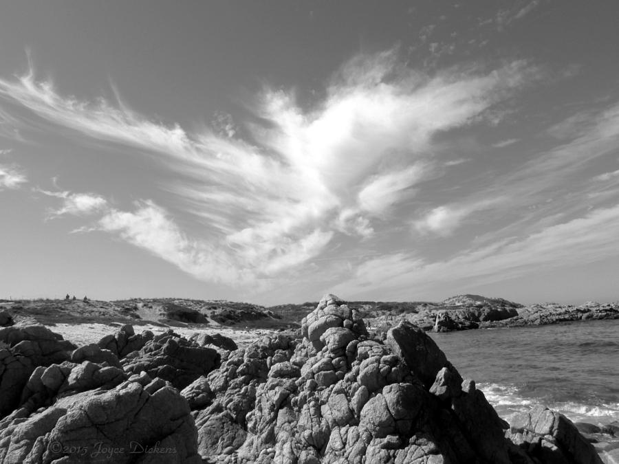 The Clouds Caressing Monterey Bay Photograph by Joyce Dickens