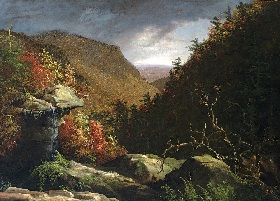 Thomas Cole Painting - The Clove by MotionAge Designs